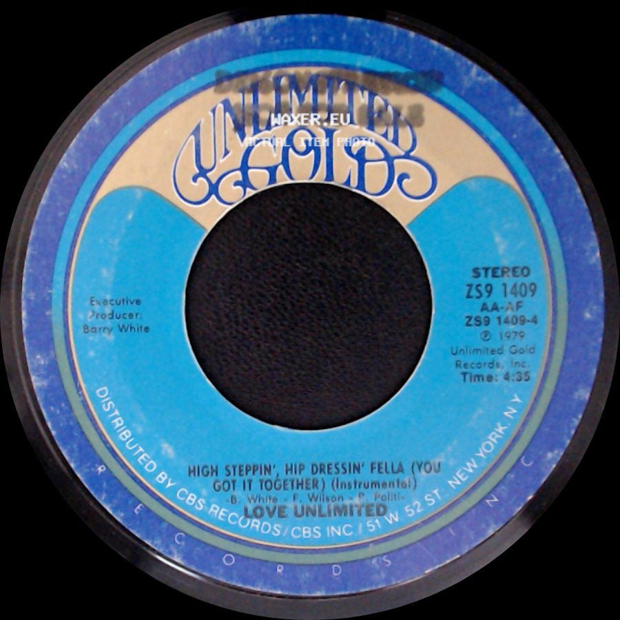 Love Unlimited - High Steppin', Hip Dressin' Fella (You Got It Together) (Instrumental) / High Steppin', Hip Dressin' Fella (You Got It Together) side A