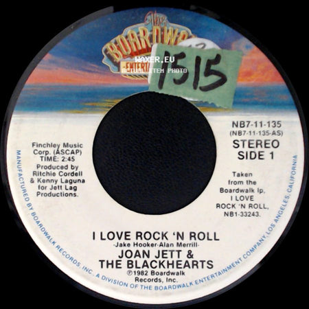Joan Jett & The Blackhearts - I Love Rock 'n Roll / You Don't Know What You've Got side A