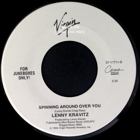 Lenny Kravitz - Heaven Help / Spinning Around Over You side B