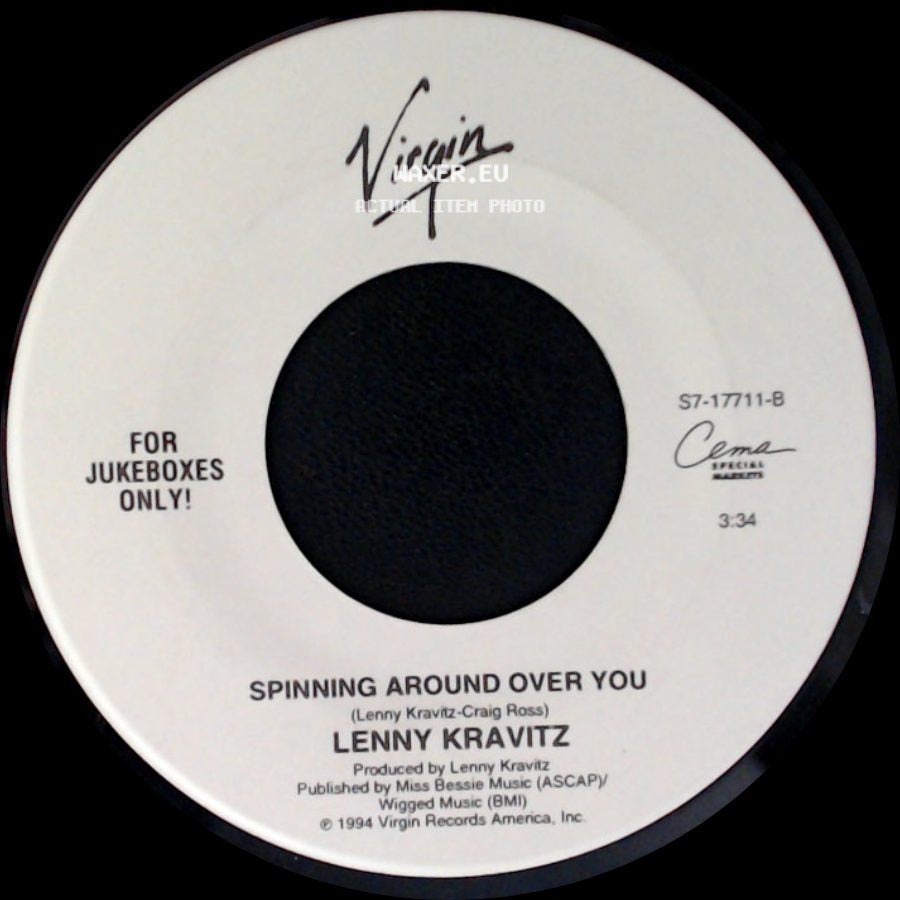 Lenny Kravitz - Heaven Help / Spinning Around Over You side B