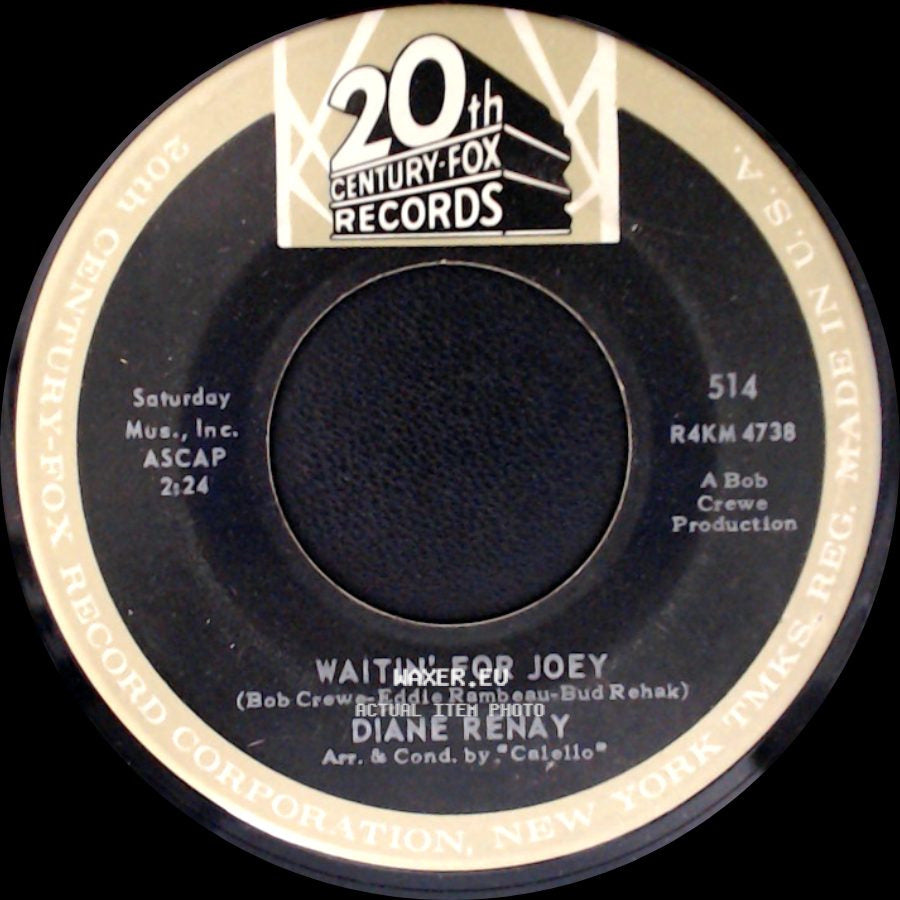 Diane Renay - Waitin' For Joey / Growin' Up Too Fast side A