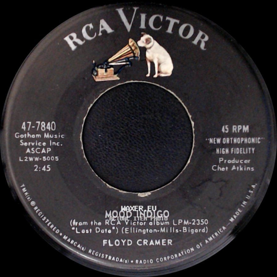 Floyd Cramer - Mood Indigo / On The Rebound side A