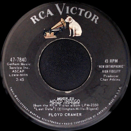 Floyd Cramer - Mood Indigo / On The Rebound side A