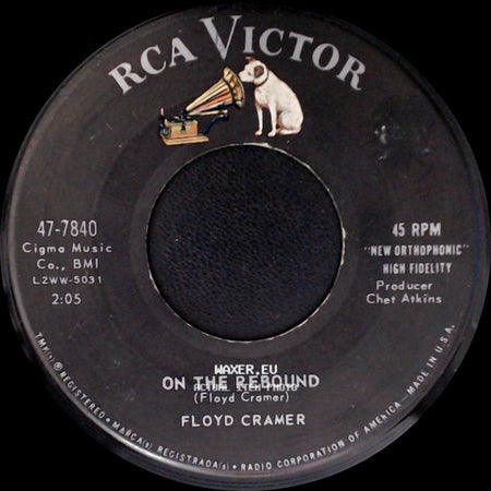 Floyd Cramer - Mood Indigo / On The Rebound side B