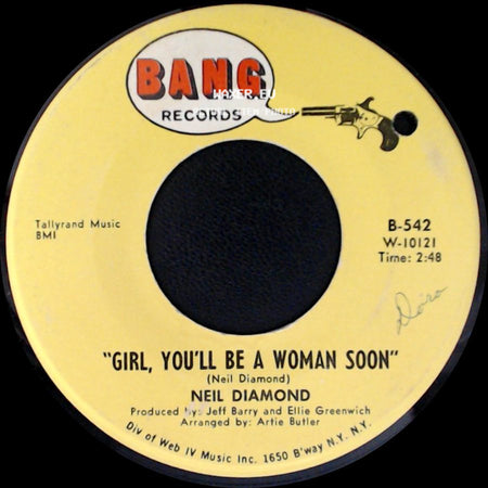 Neil Diamond - Girl, You'll Be A Woman Soon / You'll Forget side A