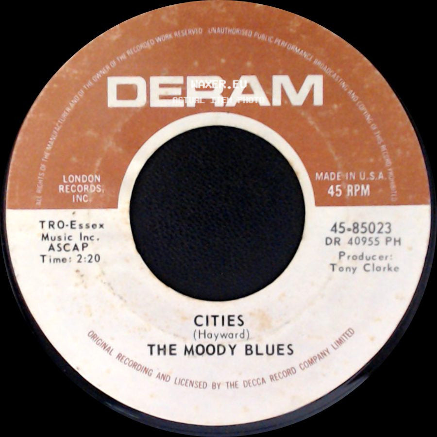 The Moody Blues - Cities / Nights In White Satin side A
