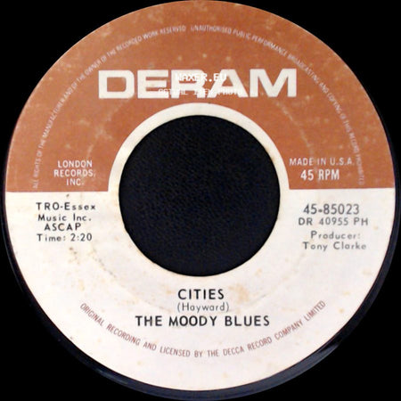 The Moody Blues - Cities / Nights In White Satin side A