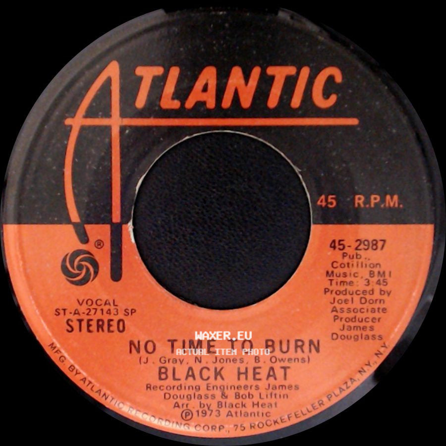 Black Heat - No Time To Burn / Supercool side A