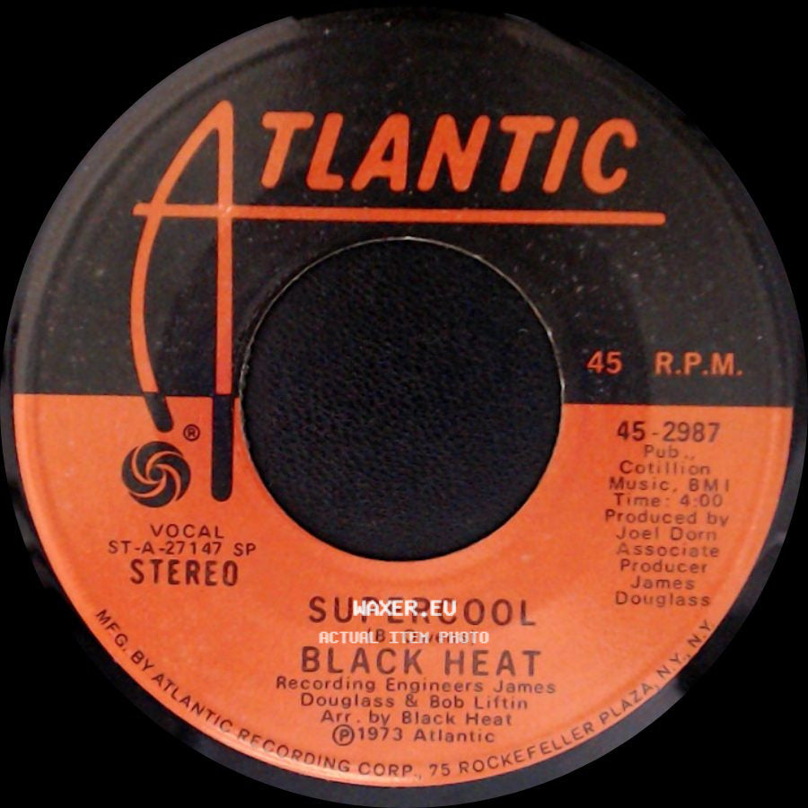 Black Heat - No Time To Burn / Supercool side B