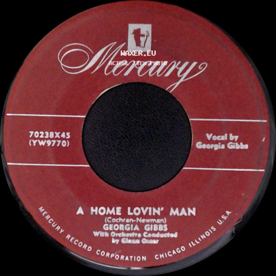 Georgia Gibbs - The Bridge Of Sighs / A Home Lovin' Man side B