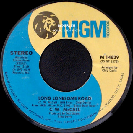 C. W. Mccall - Convoy / Long Lonesome Road side B