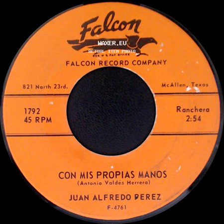 Juan Alfredo Perez - Resignacion / Con Mis Propias Manos side B
