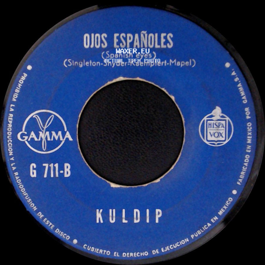 Kuldip - La Balada De Las Boinas Verdes / Ojos Españoles (Spanish Eyes) side B