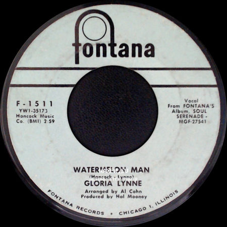 Gloria Lynne - Watermelon Man / All Alone side A
