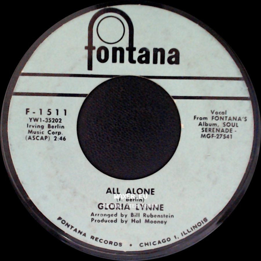 Gloria Lynne - Watermelon Man / All Alone side B