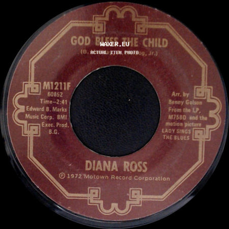 Diana Ross - Good Morning Heartache / God Bless The Child side B