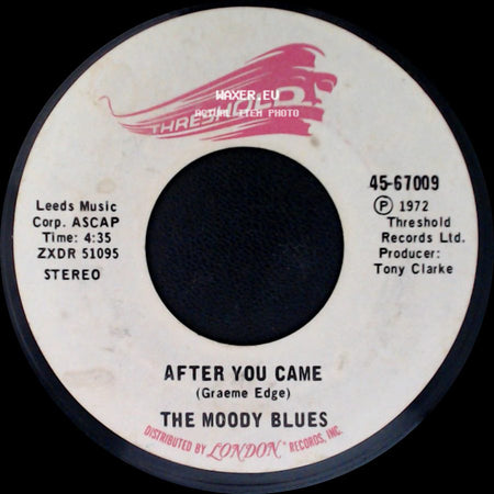 The Moody Blues - Isn't Life Strange / After You Came side B