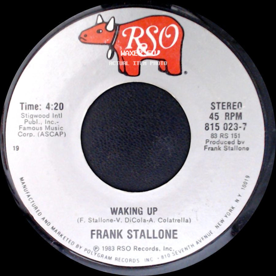 Frank Stallone - Far From Over / Waking Up side B
