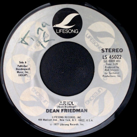 Dean Friedman - Ariel / Funny Papers side A