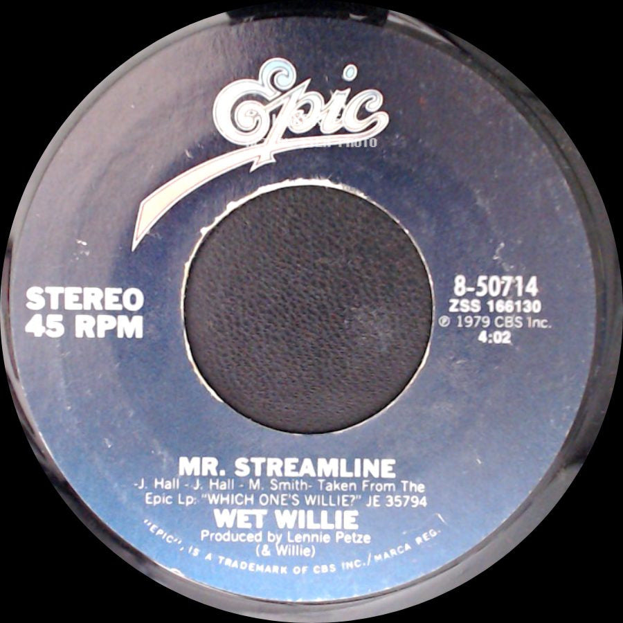 Wet Willie - Weekend / Mr. Streamline side B