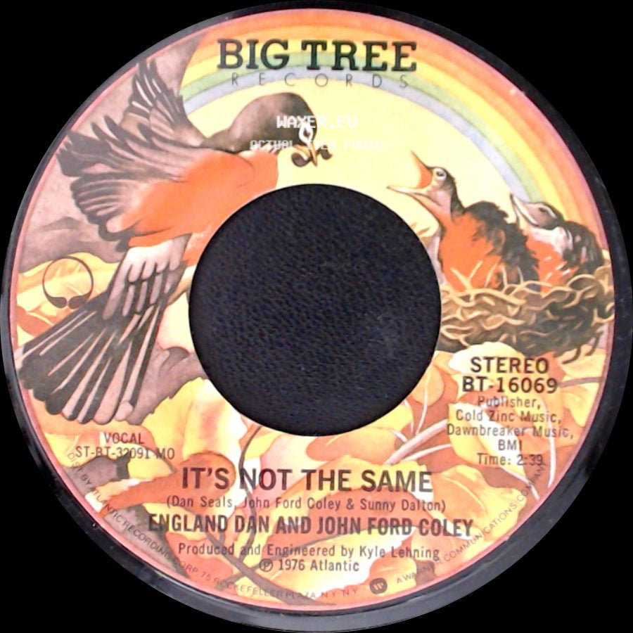 England Dan And John Ford Coley - I'd Really Love To See You Tonight / It's Not The Same side B