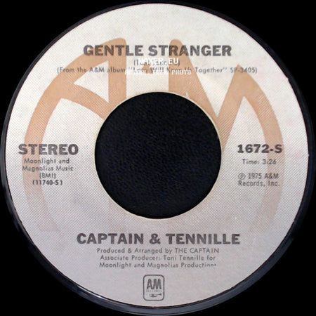 Captain & Tennille - Gentle Stranger / Love Will Keep Us Together side A