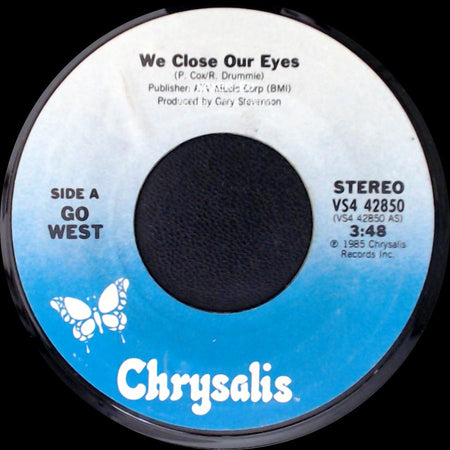 Go West / Missing Persons - We Close Our Eyes / Go West side A