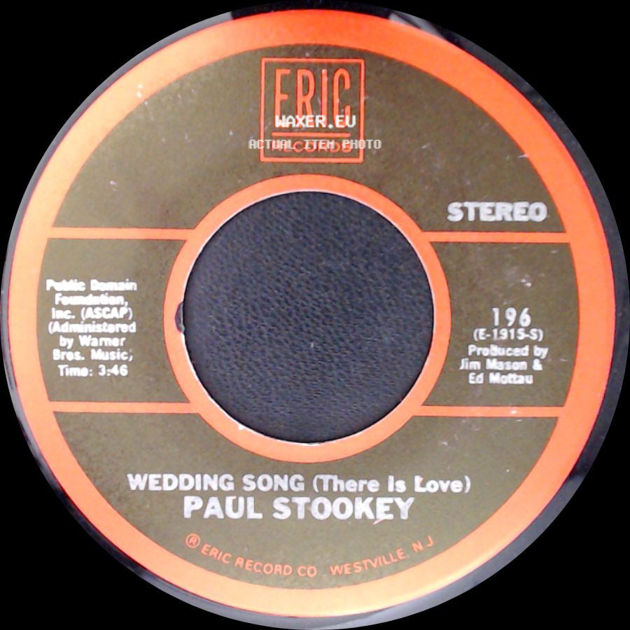 Paul Stookey - Sebastian / Wedding Song (There Is Love) side B