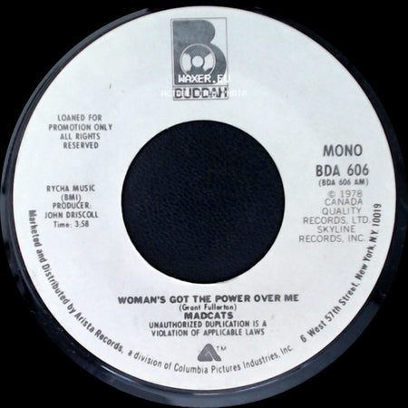 Madcats - Woman's Got The Power Over Me / Woman's Got The Power Over Me side A