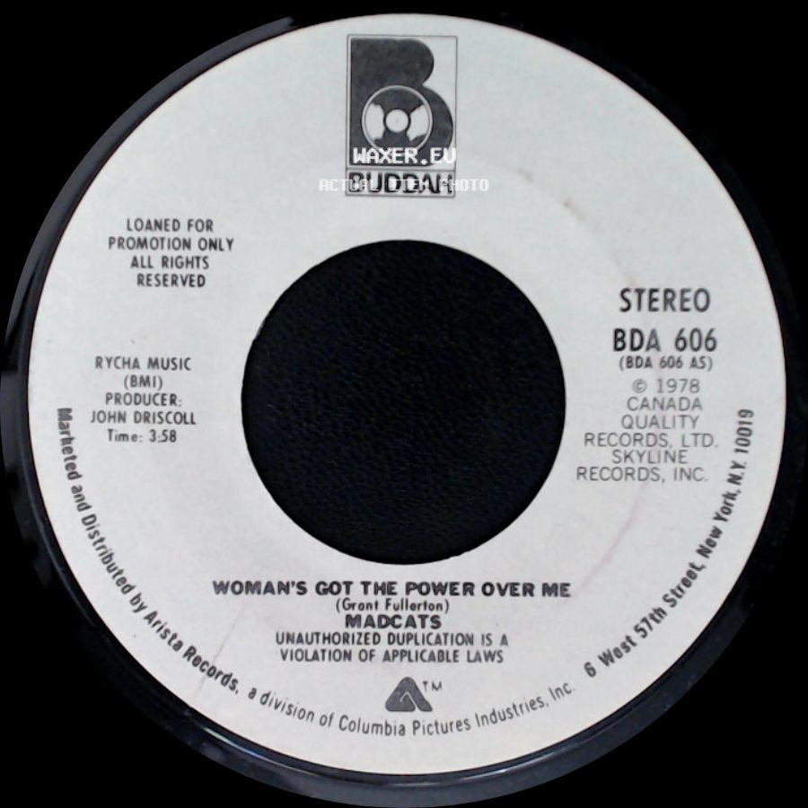 Madcats - Woman's Got The Power Over Me / Woman's Got The Power Over Me side B