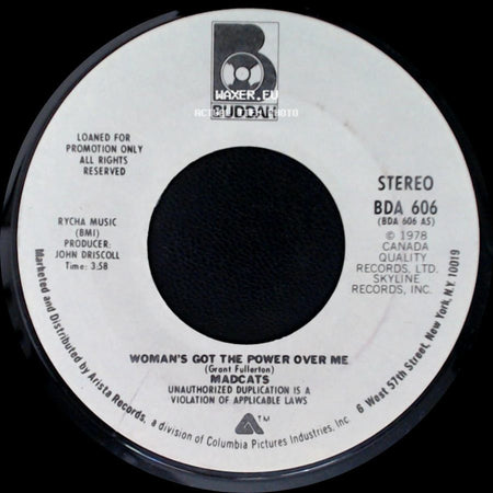 Madcats - Woman's Got The Power Over Me / Woman's Got The Power Over Me side B