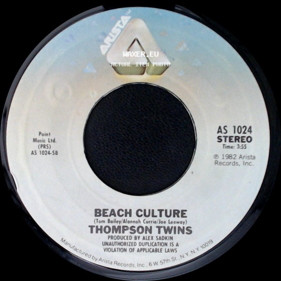 Thompson Twins - Beach Culture / Lies side A
