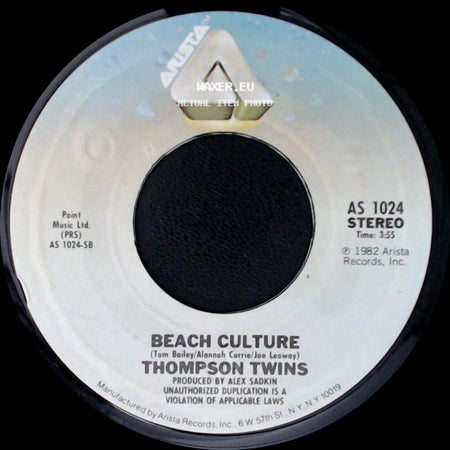 Thompson Twins - Beach Culture / Lies side A