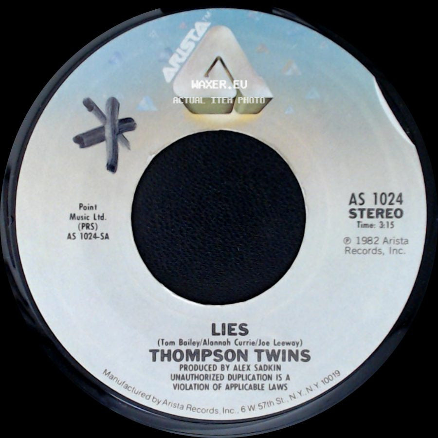 Thompson Twins - Beach Culture / Lies side B