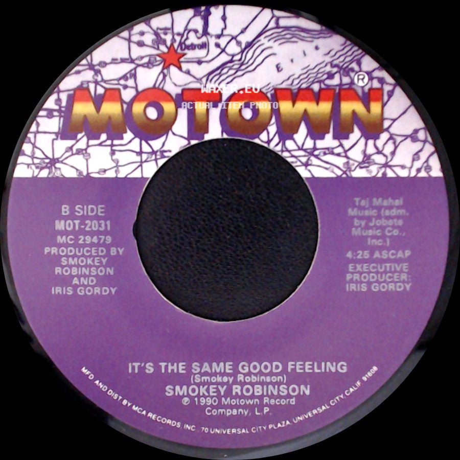 Smokey Robinson - Everything You Touch / It's The Same Good Feeling side B