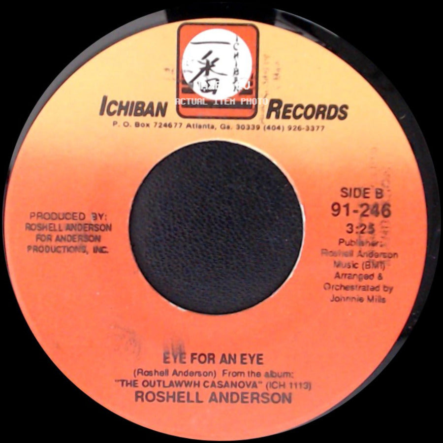 Roshell Anderson - I Love Your More Than You'll Ever Know / Eye For An Eye side B