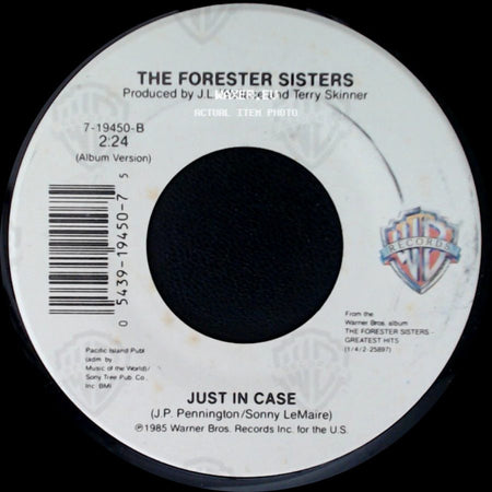 The Forester Sisters - Men / Just In Case side B