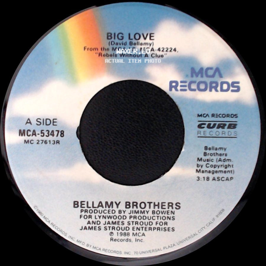Bellamy Brothers - Big Love / The Courthouse side A