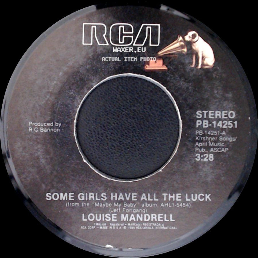 Louise Mandrell - Some Girls Have All The Luck / How Did It Get So Late, So Early side A