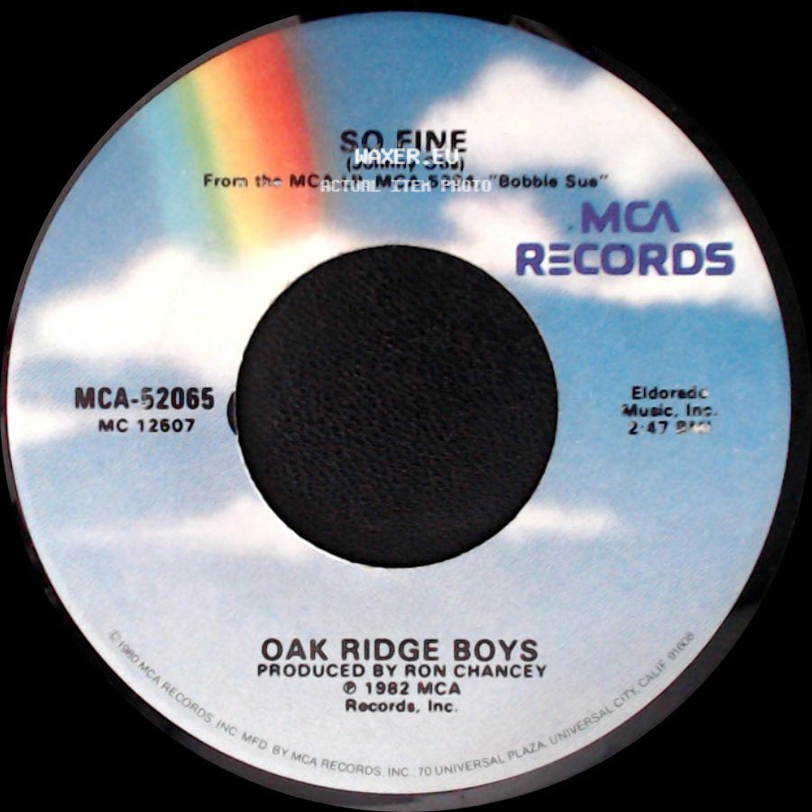 Oak Ridge Boys - I Wish You Were Here (Oh My Darlin') / So Fine side B