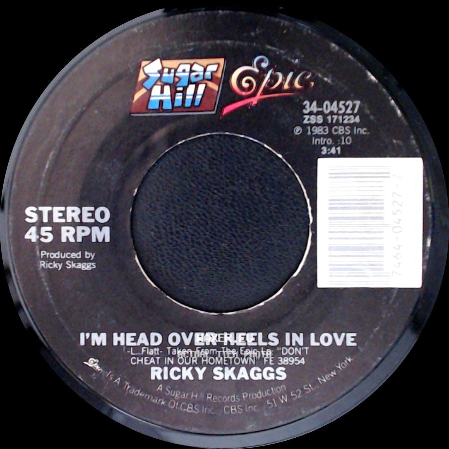 Ricky Skaggs - I'm Head Over Heels In Love / Uncle Pen side A