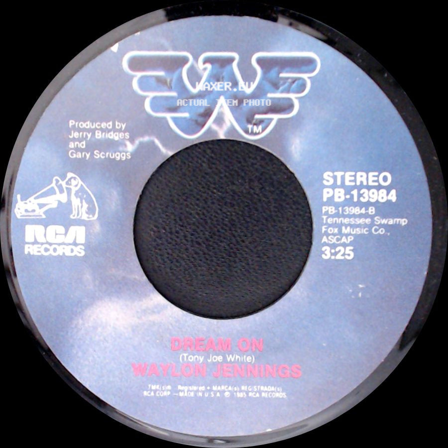 Waylon Jennings - Waltz Me To Heaven / Dream On side B