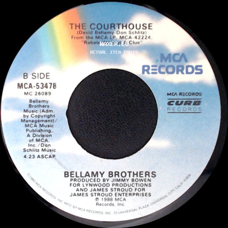 Bellamy Brothers - Big Love / The Courthouse side B