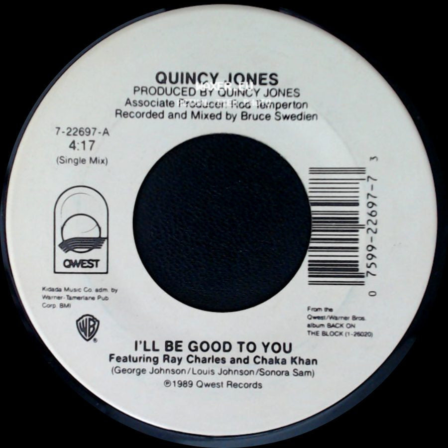 Quincy Jones - I'll Be Good To You / I'll Be Good To You side B