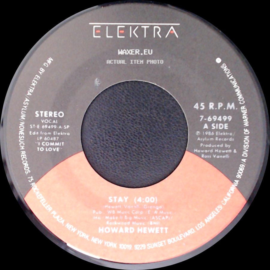 Howard Hewett - Stay / Eye On You side A