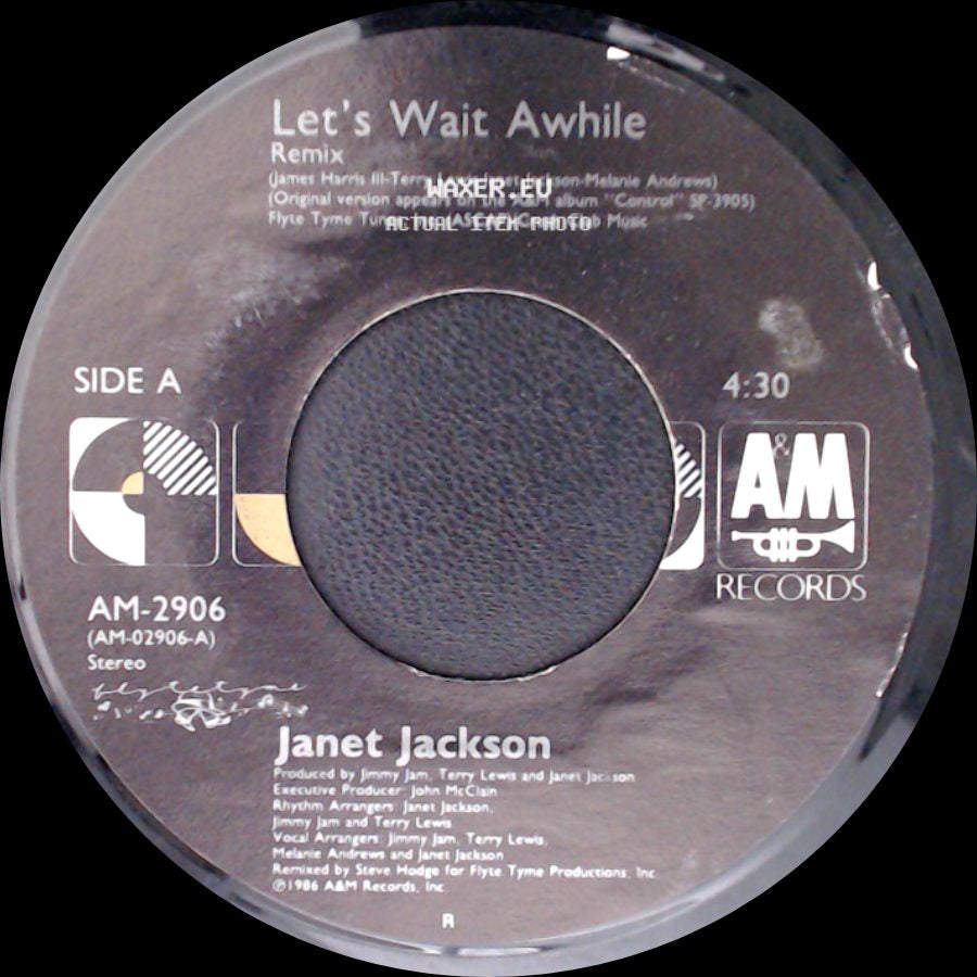 Janet Jackson - Let's Wait Awhile / Pretty Boy side A