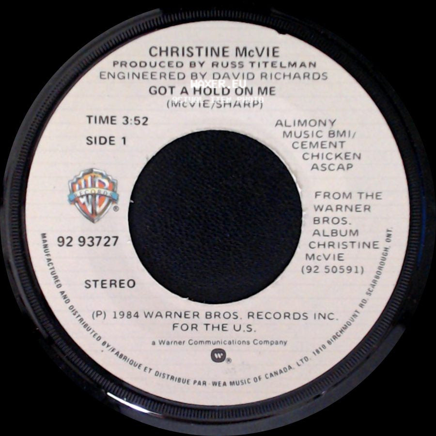 Christine Mcvie - Got A Hold On Me / Who's Dreaming This Dream side A