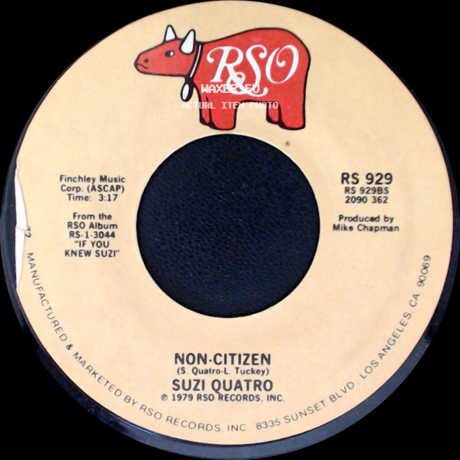 Suzi Quatro - If You Can't Give Me Love / Non-Citizen side B