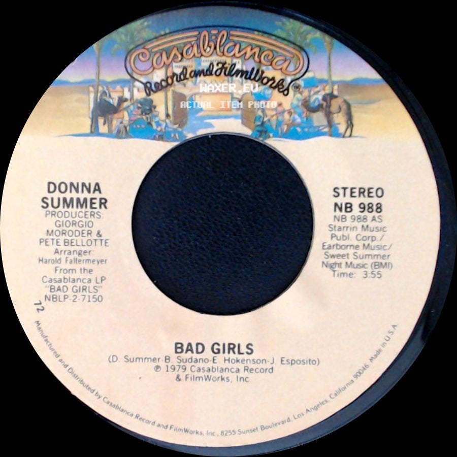Donna Summer - On My Honor / Bad Girls side B