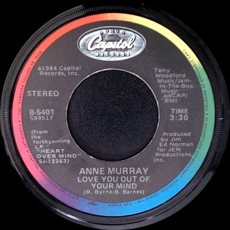 Anne Murray / Anne Murray (With Dave Loggins) - Love You Out Of Your Mind / Nobody Loves Me Like You Do side A